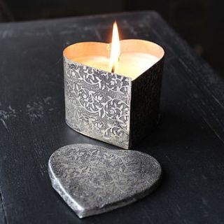 heart candle tin by discover attic.