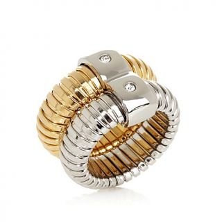 Emma Skye Jewelry Designs 2 Tone Stainless Steel Flexible Omega Ring