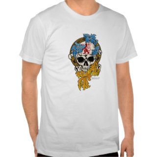 Scotland Skull Tattoo T Shirts