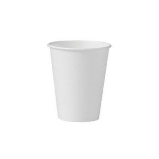 Solo Cups 8 Oz Poly coated Hot Paper Cups in White