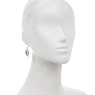 Himalayan Gems™ 2.84ct Citrine Sterling Silver Filigree Drop Earrings