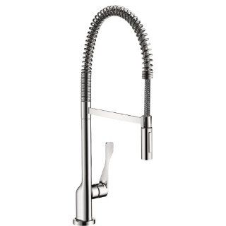 Hansgrohe 39840001 Axor Citterio Semi Pro Kitchen Faucet, Chrome   Touch On Kitchen Sink Faucets  