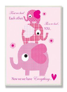 The Kids Room By Stupell Wall Decor, First We Had Each Other Elephants  Nursery Wall Decor  Baby