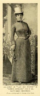 1899 Print American Stage Actress Ada Rehan Lady Gay Spanker London Assurance   Original Halftone Print  
