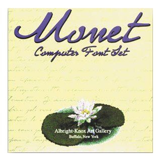 Monet Computer Font Set for Apple Macintosh (FLOPPY DISKETTE, NOT A CD) Software
