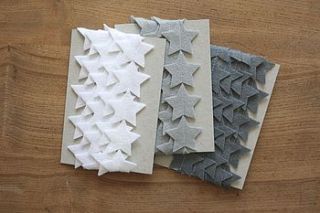 felt star garland by littlenestbox