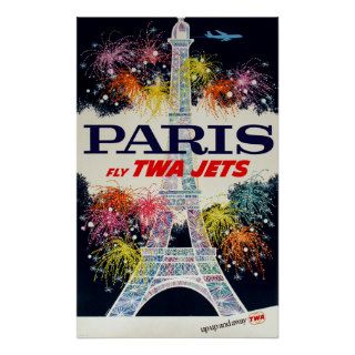 Paris France ~ Vintage European Travel Posters