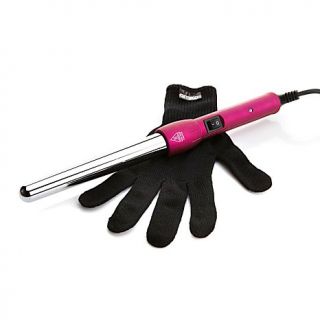 Titanium Clip Free Curler   Fuchsia