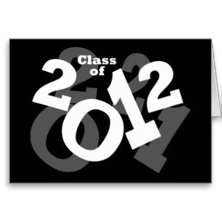 Playful Numbers, Class of 2012 Graduation Design Cards