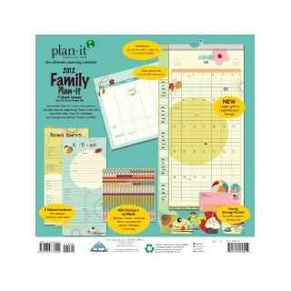 2012 Family Plan It Plan It Plus calendar Perfect Timing   Avalanche 9781606775929 Books