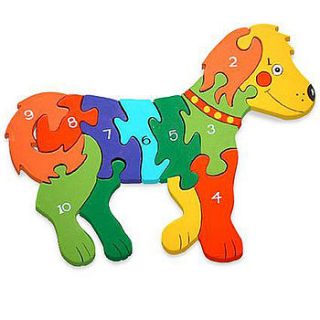 number dog jigsaw puzzle by edition design shop