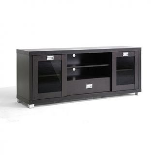 Matlock Modern TV Stand and Media Center with Glass Doors