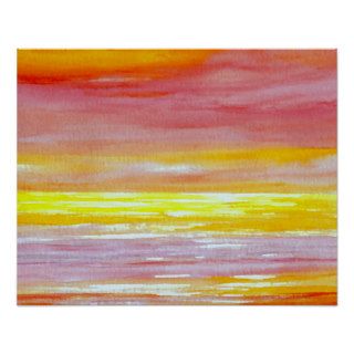 CricketDiane Ocean Poster   Ocean Sunset's Colors