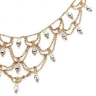 Michael Anthony Jewelry® 10K Bead Chain Drape 17" Necklace