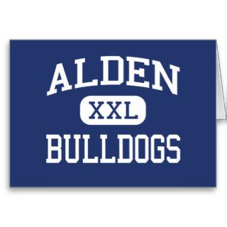 Alden   Bulldogs   High School   Alden New York Card