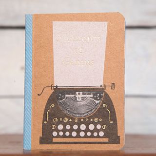 moment of genius notepad by red berry apple