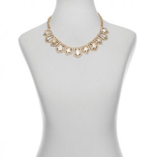 R.J. Graziano "Ice Queen" Clear Stone 18" Collar Necklace