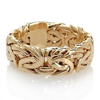 14K Gold Byzantine Band Ring