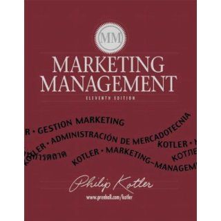 Marketing Management Philip Kotler 9780130336293 Books