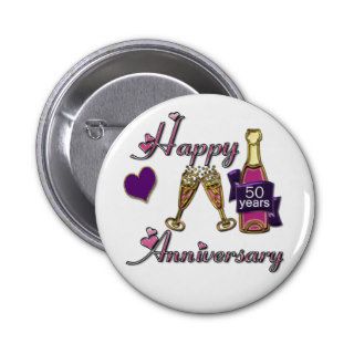 50th. Anniversary Pins