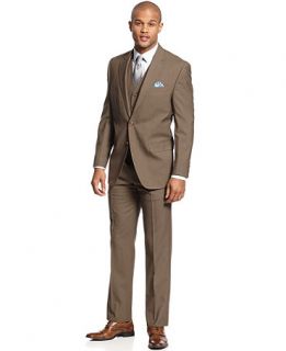 Lauren Ralph Lauren Olive Solid Vested Suit   Suits & Suit Separates   Men