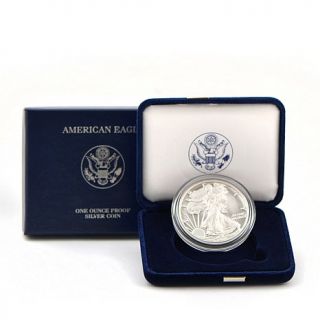 2008 W Mint Proof Silver Eagle Dollar Coin in Original Government Packaging