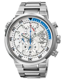 Citizen Mens Chronograph Eco Drive Endeavor Stainless Steel Bracelet Watch 46mm CA0440 51A   Watches   Jewelry & Watches