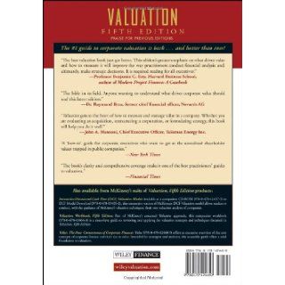 Valuation Measuring and Managing the Value of Companies, 5th Edition (9780470424650) McKinsey & Company Inc., Tim Koller, Marc Goedhart, David Wessels Books