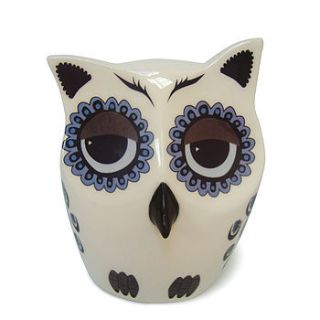 small ceramic owl by hannah turner ceramics