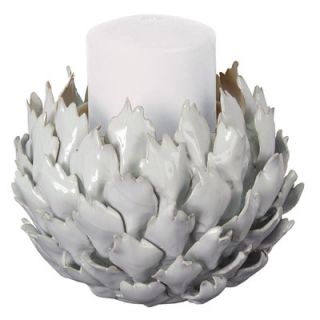 Import Collection Blossom Ceramic Candlestick
