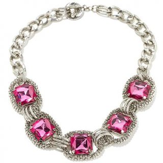Princess Amanda "Stone Drop Treasure" 21" Link Necklace