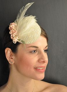 vintage lace headpiece by the hat collective