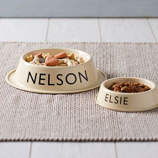 personalised pet bowl by adra