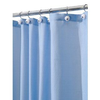 InterDesign Carlton 72 Inch by 72 Inch Shower Curtain, Blue   Blue Shower Curtain Liner