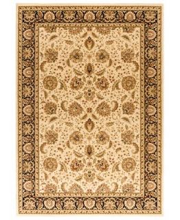 MANUFACTURERS CLOSEOUT Kenneth Mink Area Rug, Warwick Kashan Wheat/Black 33 x 53   Rugs
