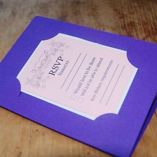 personalised lasercut wedding invitation by pogofandango