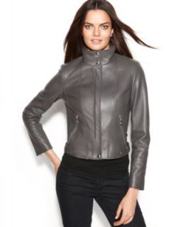 GUESS? Leather Motorcycle Jacket   Jackets & Blazers   Women