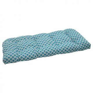 Pillow Perfect Hockley Loveseat Cushion   Teal