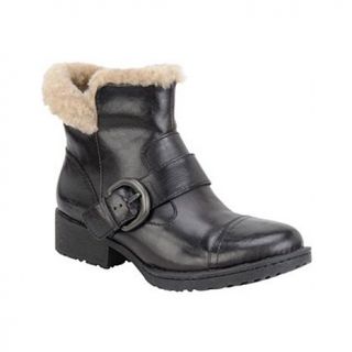 Born® "Ilia" Leather Shearling Lined Ankle Boot