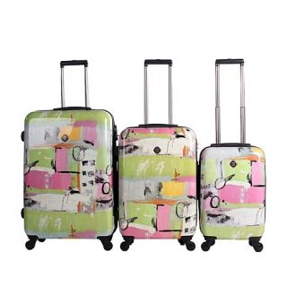 Neo Cover Fun Pastels Hardside Spinner 3 piece Expandable Hardside Luggage Set