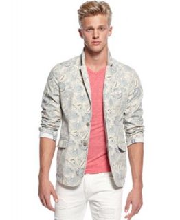 GUESS Jeans Jacket, Brant Printed Blazer   Blazers & Sport Coats   Men