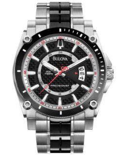 Bulova Mens Precisionist Stainless Steel Bracelet Watch 47mm 96B131   Watches   Jewelry & Watches