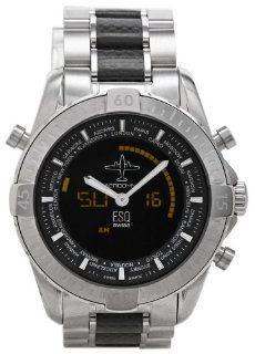 ESQ Movado Men's 7301132 Aerodyne Ana Digi GMT Watch Watches