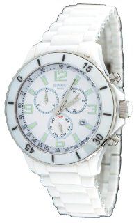Bianci Swiss #H034 M7 Men's White Ceramic Sports Chronograph Watch at  Men's Watch store.