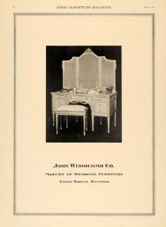 1918 Print John Widdicomb Furniture Dressing Table   Original Halftone Print  