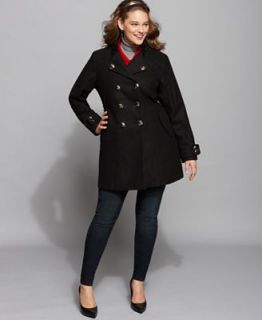 Dollhouse Plus Size Coat, Double Breasted Front   Coats   Plus Sizes