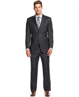 Jones New York Navy Sharkskin Suit   Suits & Suit Separates   Men