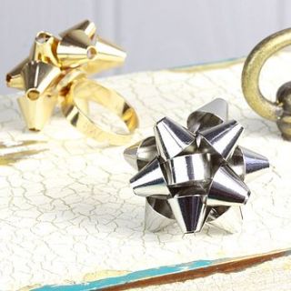 present bow ring by lisa angel