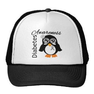 Diabetes Awareness Penguin Trucker Hat