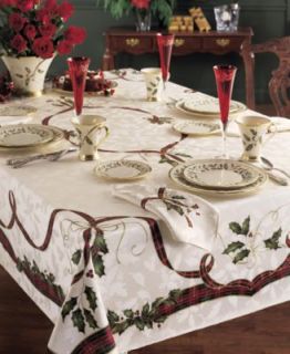Lenox Holiday Nouveau 60 x 104 Tablecloth   Table Linens   Dining & Entertaining